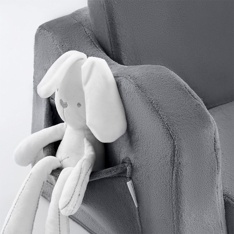 亚马逊厂家爆款折叠夜光布儿童沙发阅读角学习沙发可压缩 CPC认证图3