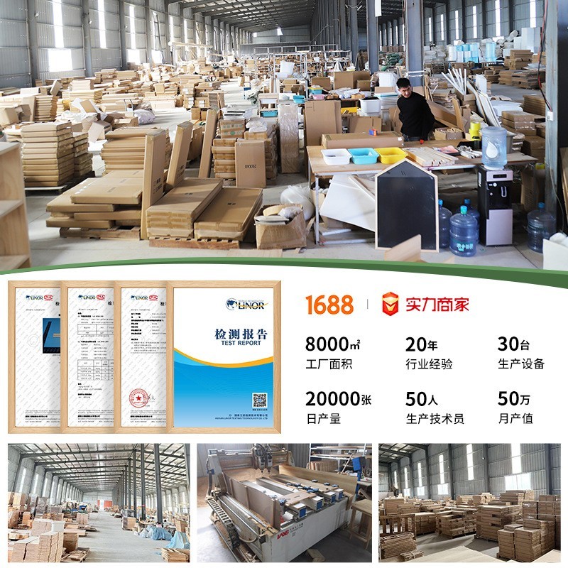 全实木旋转书架4层收纳书架儿童绘本落地书架培训机构置物收纳架图3