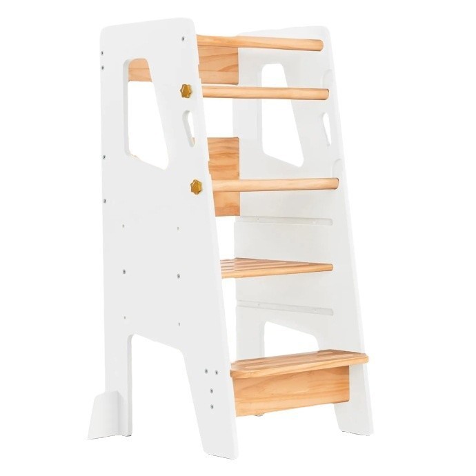 定制实木儿童洗手凳学习塔宝宝洗漱脚踏凳台阶踩踏凳幼儿辅助凳图2