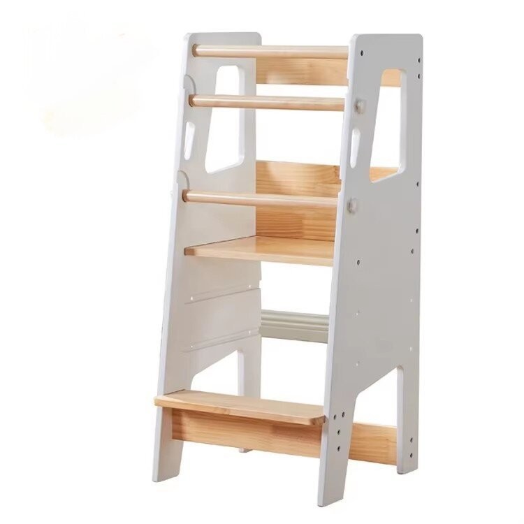 定制实木儿童洗手凳学习塔宝宝洗漱脚踏凳台阶踩踏凳幼儿辅助凳图3