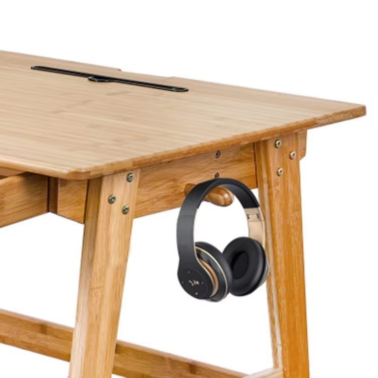 家用电脑桌木制带储物空间宿舍学生小桌子简约北欧风格图4