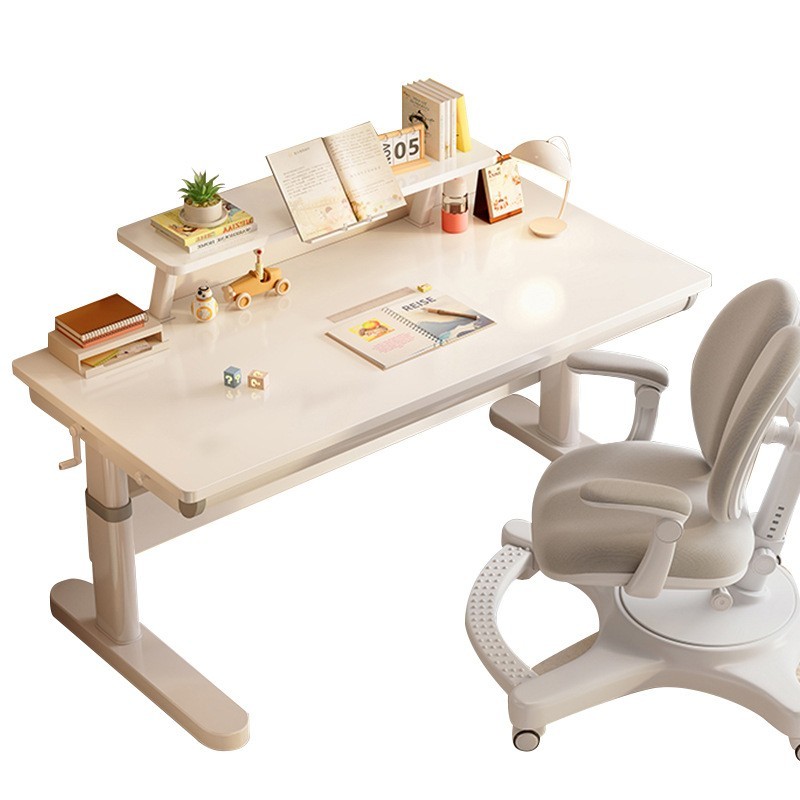 学习课桌椅小学生书桌环保实木可掀背课桌套洞洞板学习桌实木书桌图4