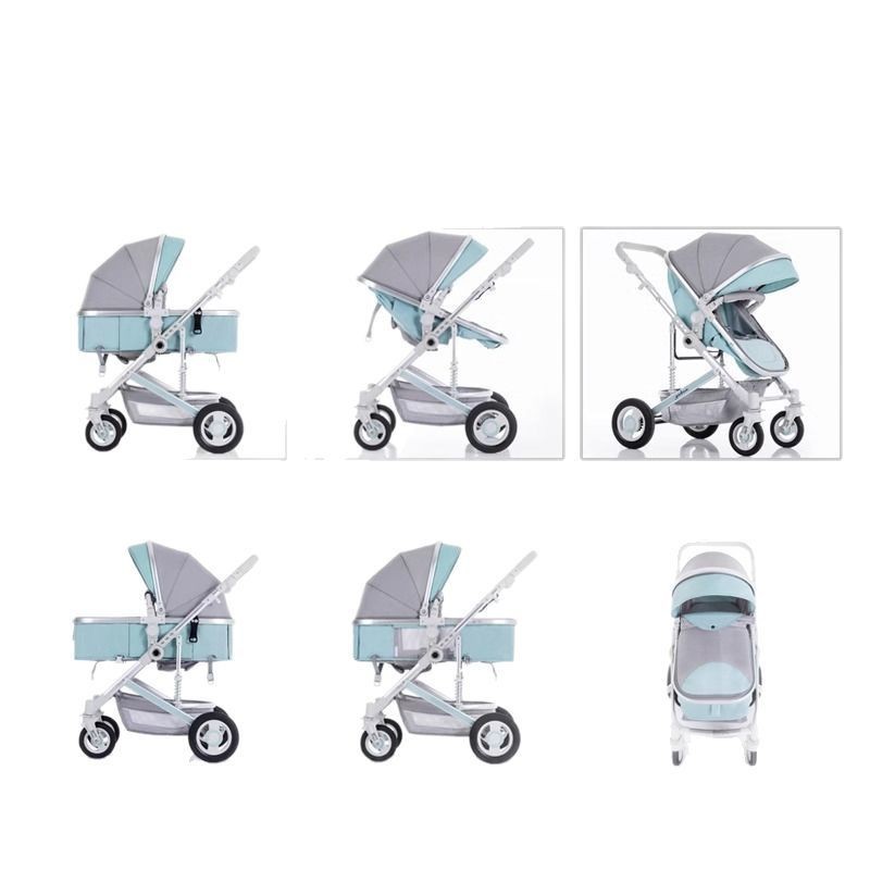 高景观婴儿推车可坐可躺轻便折叠双向减震新生儿童宝宝推车婴儿车图2