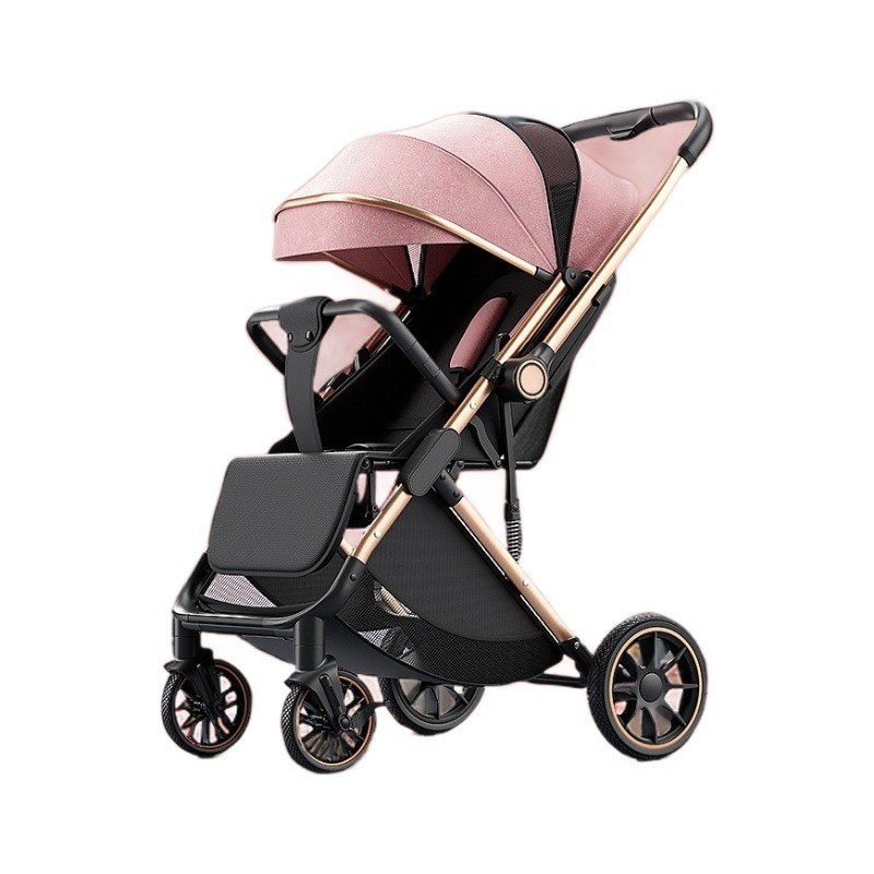 婴儿推车可坐可躺轻便折叠高景观双向推行新生遛娃神器图5
