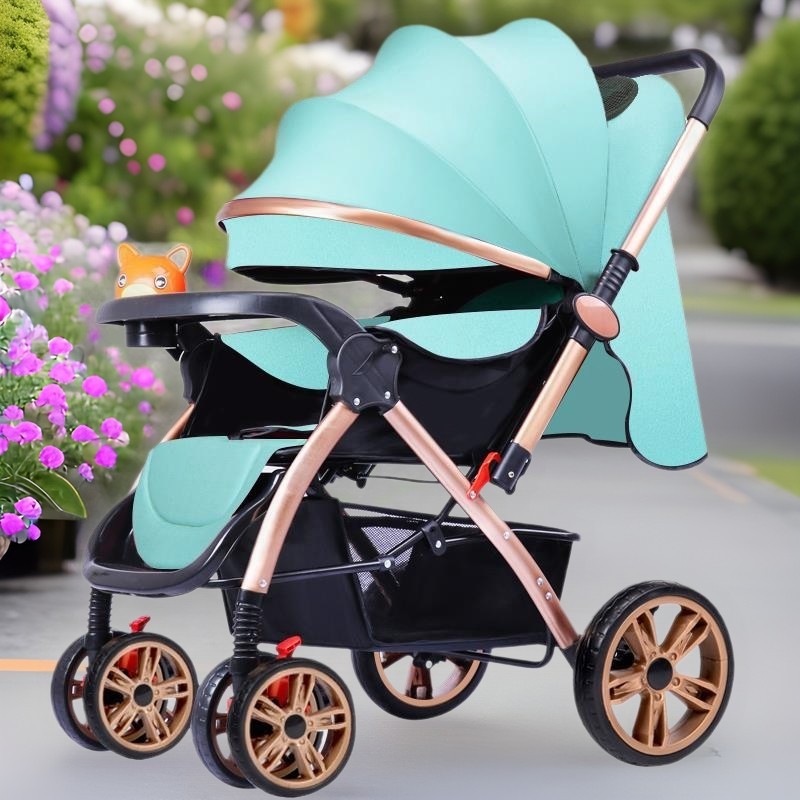 婴儿推车可坐可躺轻便折叠小孩子婴儿宝宝双向童车婴儿车0-3岁