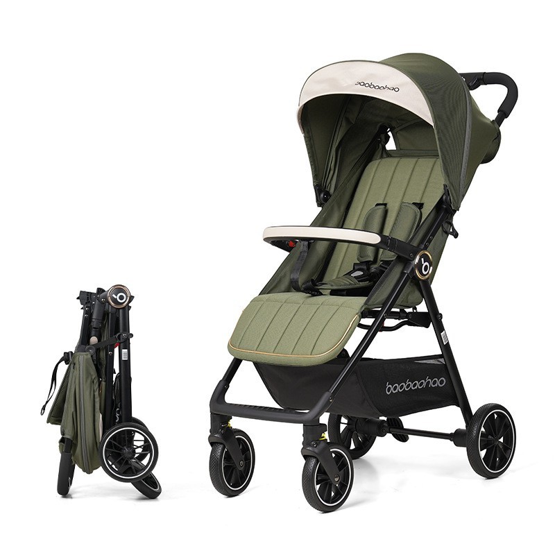 口袋车轻便嬰兒車折叠可坐可躺新生儿遛娃手推车