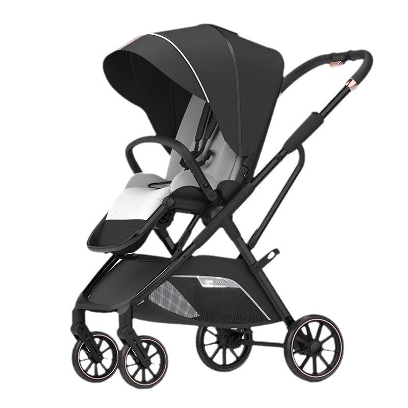 高景观婴儿推车可坐可躺双向推行轻便折叠宝宝推车婴儿车图5