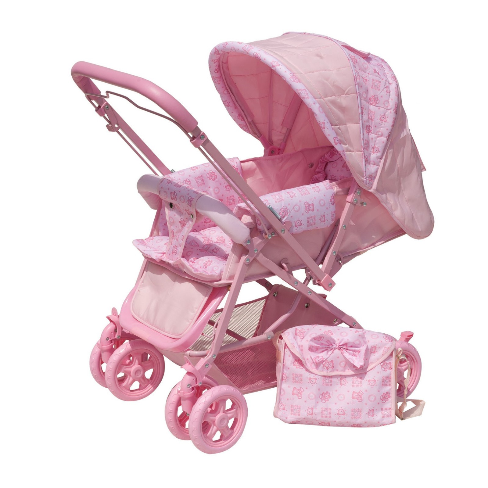 双向婴儿推车婴儿车一键折叠儿童手推车厂家可换向四轮图2