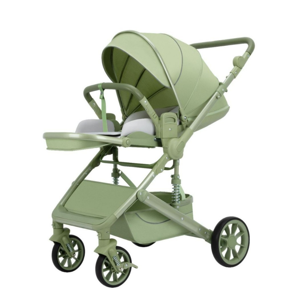 婴儿推车可坐躺轻便折叠高景观减震双向儿童宝宝推车代步车图2