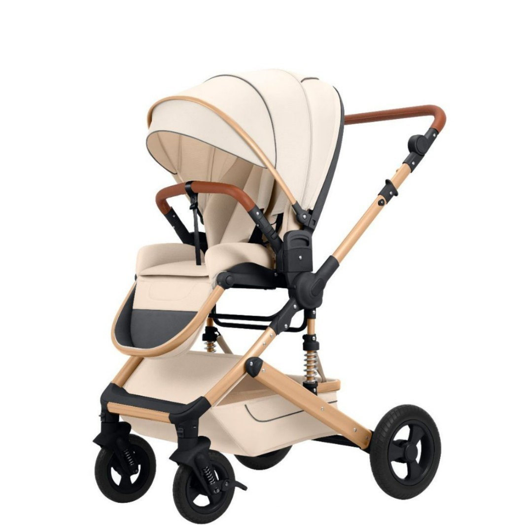 婴儿推车可坐躺轻便折叠高景观减震双向儿童宝宝推车代步车图3