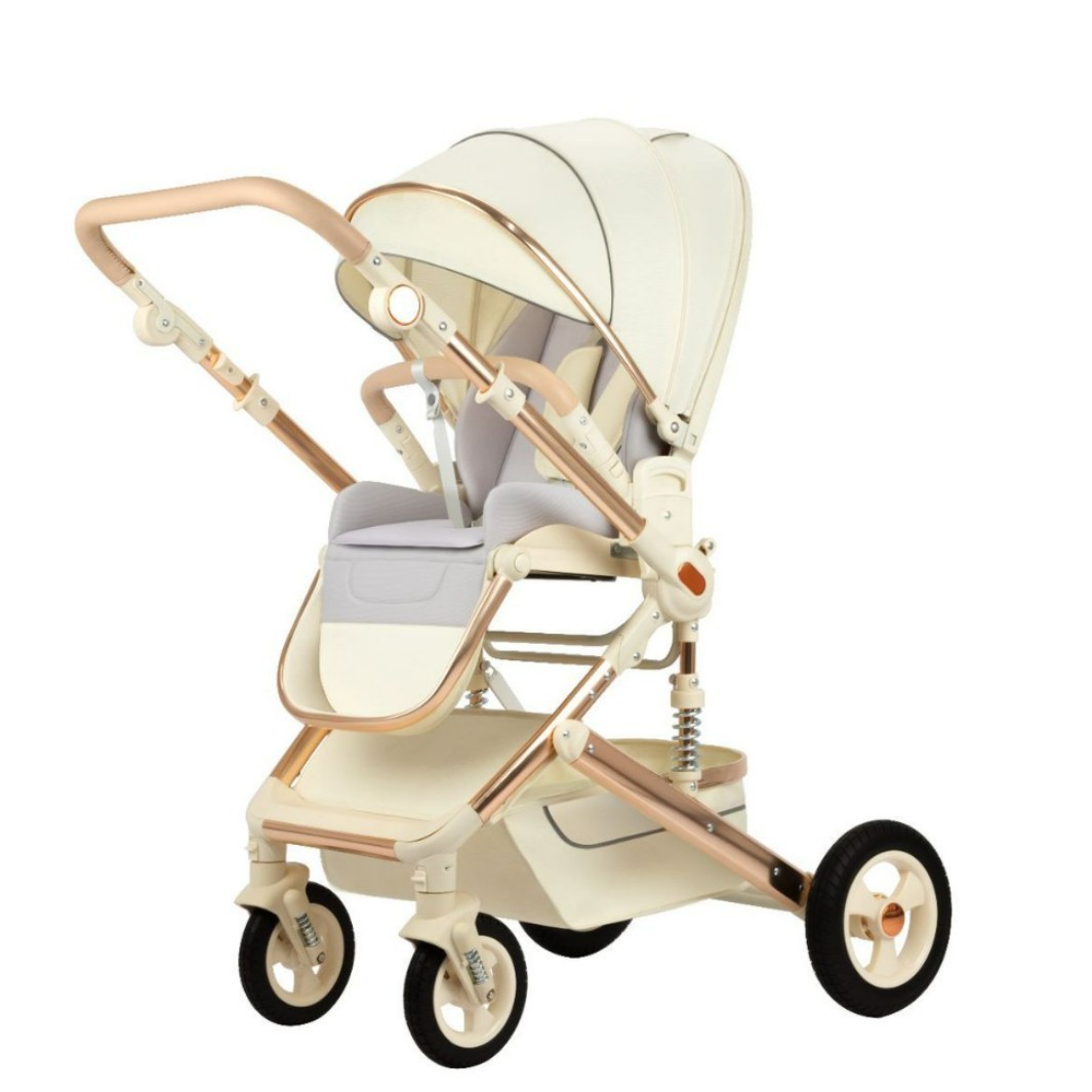 婴儿推车可坐躺轻便折叠高景观减震双向儿童宝宝推车代步车图4