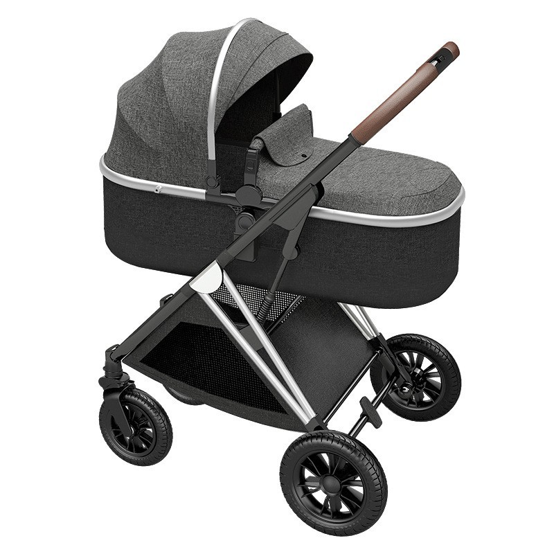 婴儿推车可坐可躺轻便折叠双向高景观新生儿童宝宝手推车床图4
