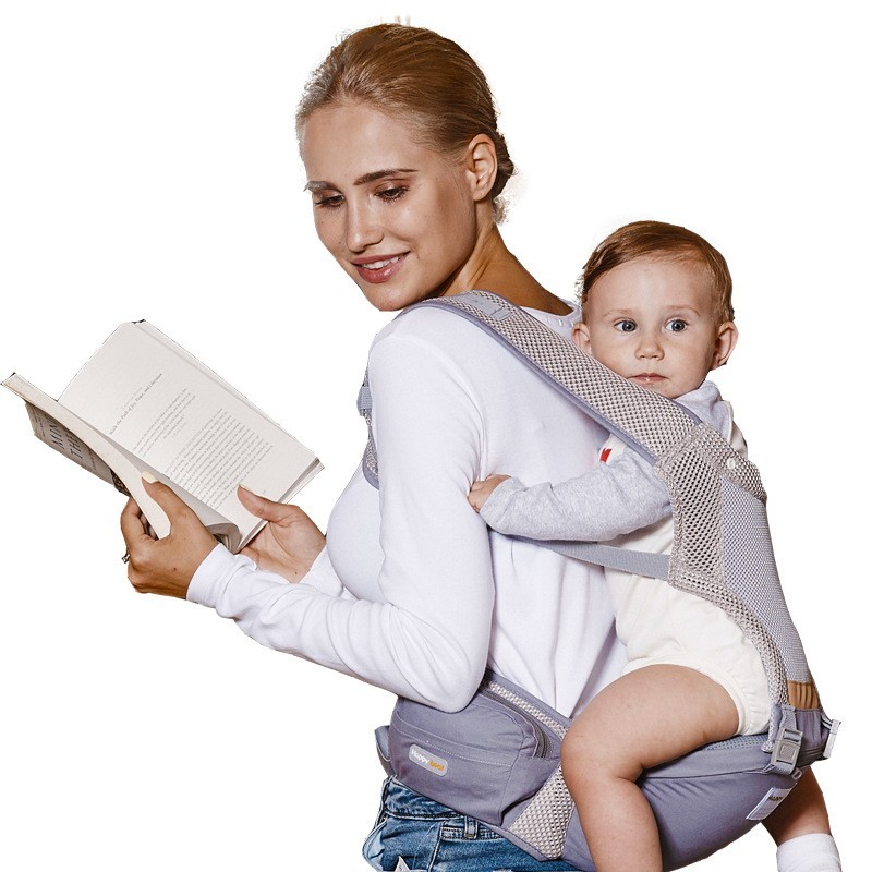 婴儿背带腰凳多功能抱娃神器新生儿安全带亲子出行可调节图4