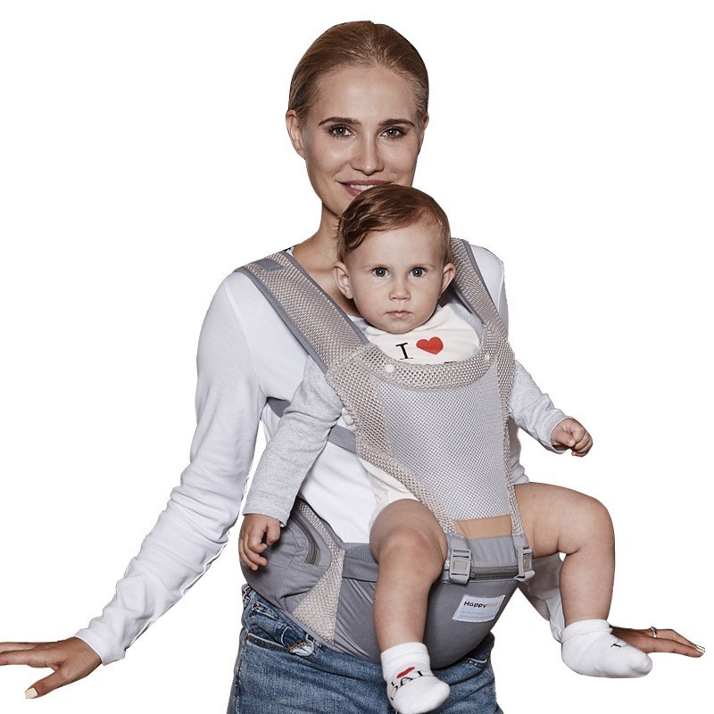 婴儿背带腰凳多功能抱娃神器新生儿安全带亲子出行可调节图3
