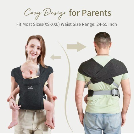 婴儿背带宝宝腰凳横抱式前后两用双肩抱娃安全带座椅便携轻便图4