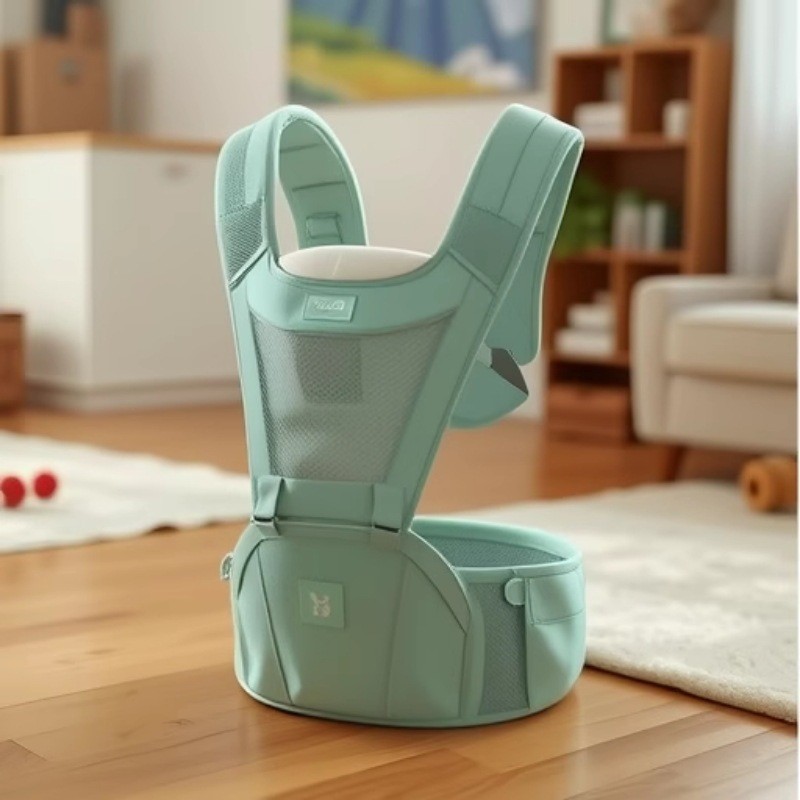 跨境爆款 婴儿腰凳多功能背带透气新生儿横抱式外出神器厂家定制图3