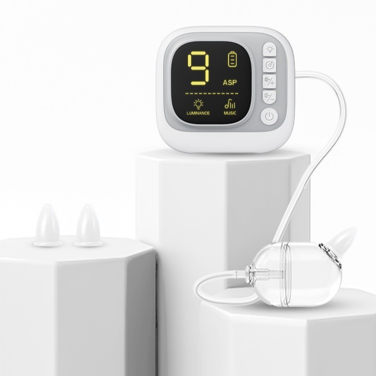 跨境电动分体式吸鼻器便携婴儿宝宝吸鼻器洗鼻器清洁九档自由调节图5