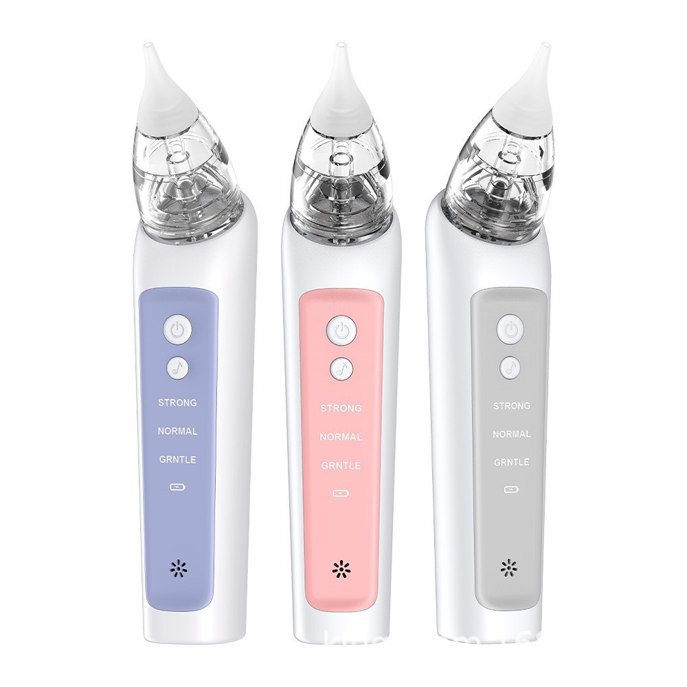 跨境电动吸鼻器手持式便携婴儿宝宝吸鼻器洗鼻器清洁五档自由调节图2