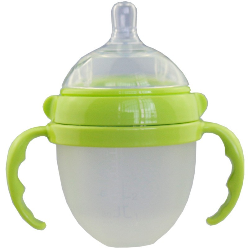 源头厂家加工定制仿真母乳奶嘴断奶神器可挤硅胶奶瓶仿真奶嘴图5