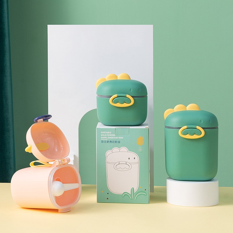 婴儿奶粉盒便携式外出辅食米粉盒子密封罐防潮大号储存罐分格分装