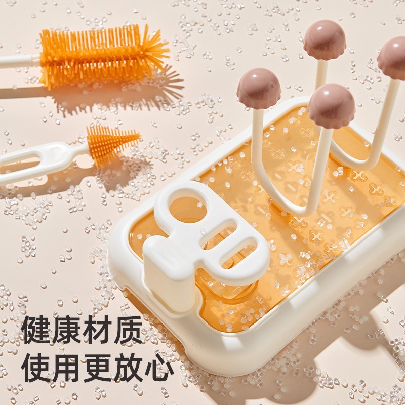 婴儿奶瓶沥水架便捷晾干架子置物架挂放沥干器宝宝水杯干燥架支架图5