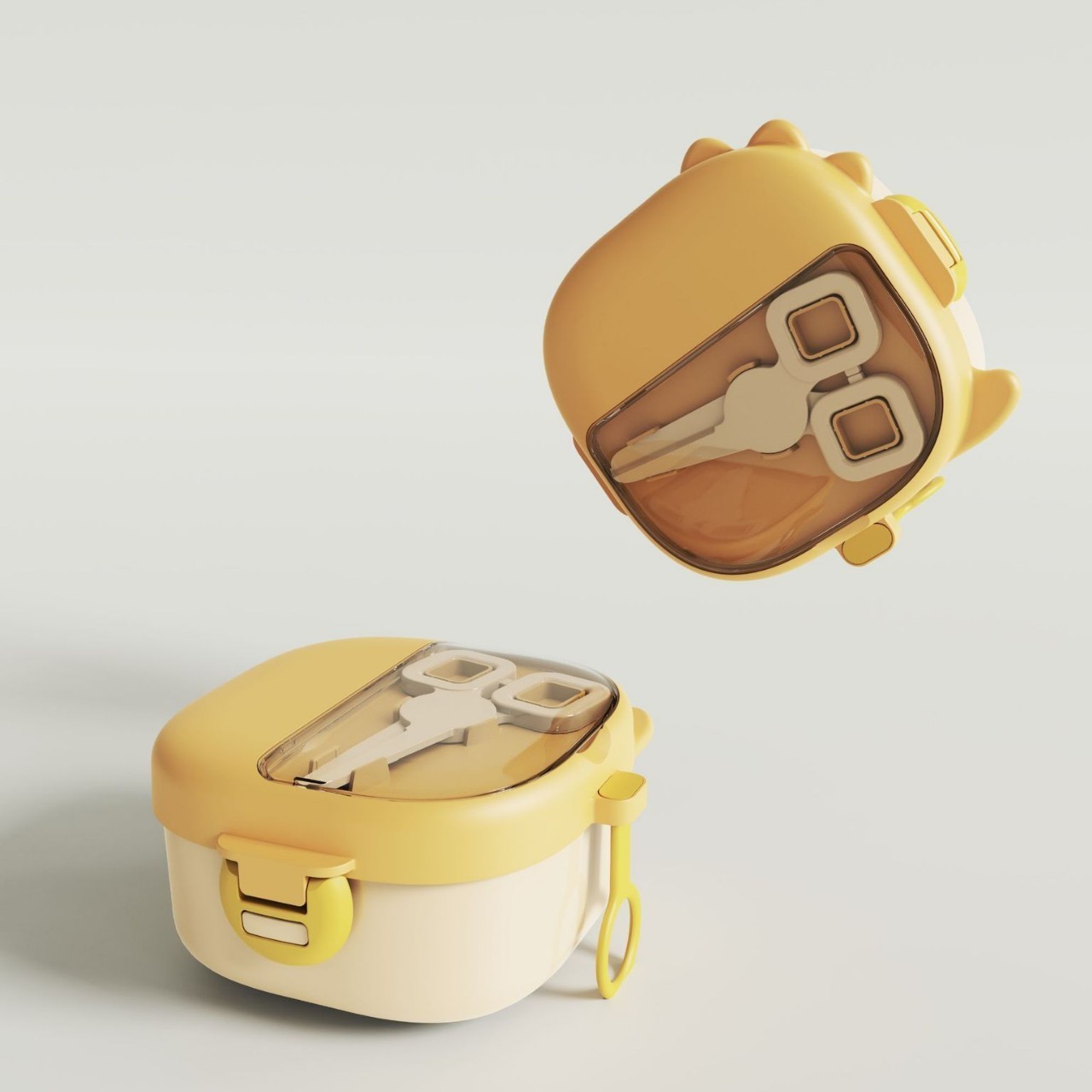 儿童注水保温碗宝宝吃饭专用辅食碗防摔防烫吃饭碗婴幼儿餐具套装图3