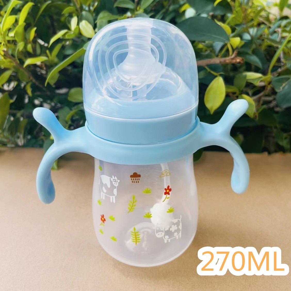 工厂生产新款宽口6CM奶瓶奶嘴吸嘴杯多用奶瓶贴牌加工开模具设计图2