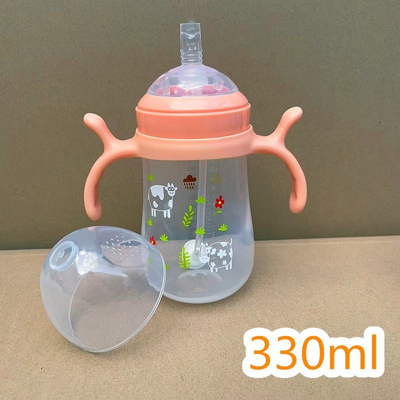 工厂生产新款宽口6CM奶瓶奶嘴吸嘴杯多用奶瓶贴牌加工开模具设计图4