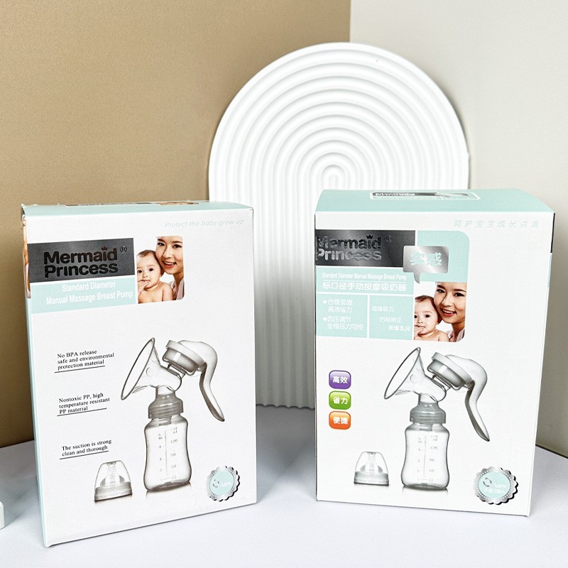 跨境新款手动吸奶器免手扶吸乳器孕妇便携挤奶器母婴用品厂家图3