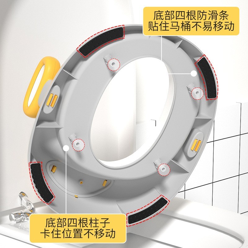儿童多功能马桶坐便器男女宝宝坐便圈小孩专用座便器婴儿便携盆图2