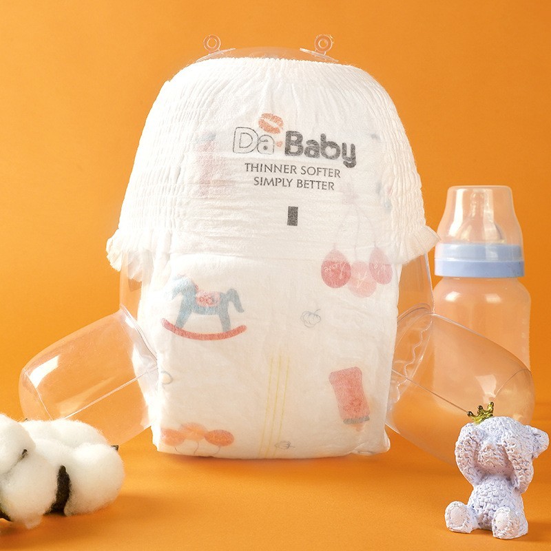 外贸加工56片简装超薄婴儿纸尿裤宝宝尿不湿拉拉裤图3