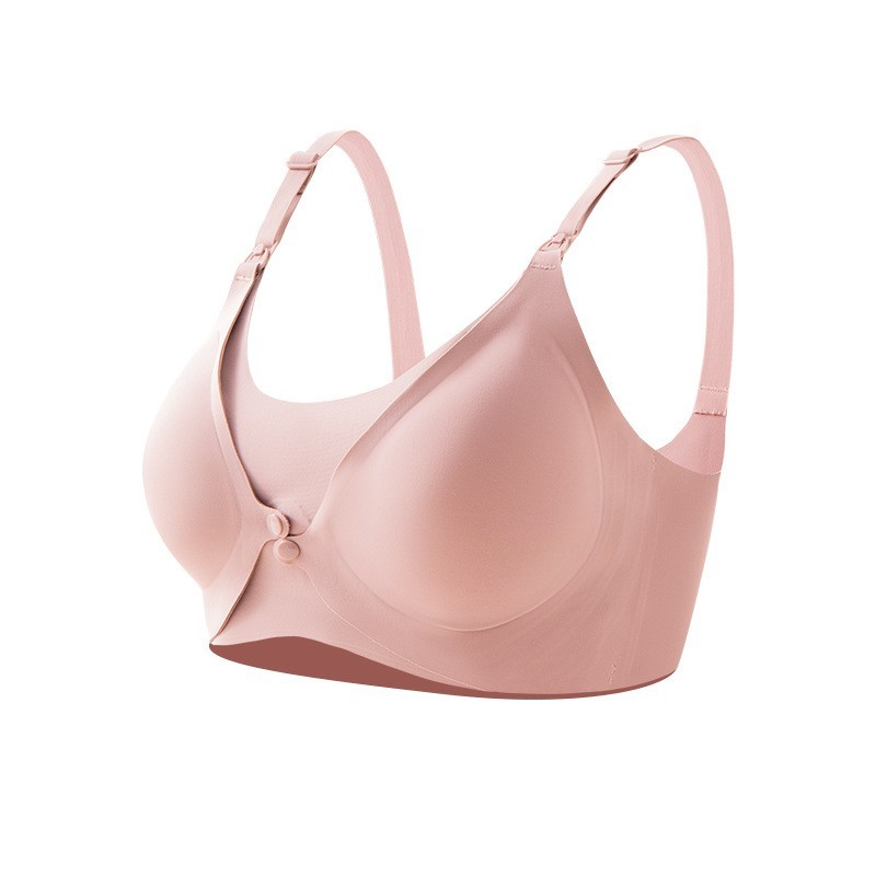 秋冬哺乳文胸2025新款前开扣无痕孕妇内衣防下垂产后喂奶吸奶胸罩图5