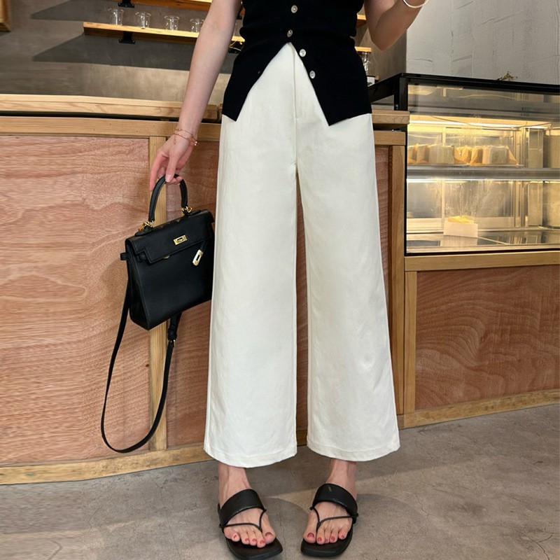 小个子孕妇裤2026春夏新品百搭通勤网红款无托腹显瘦不勒肚工装裤图3