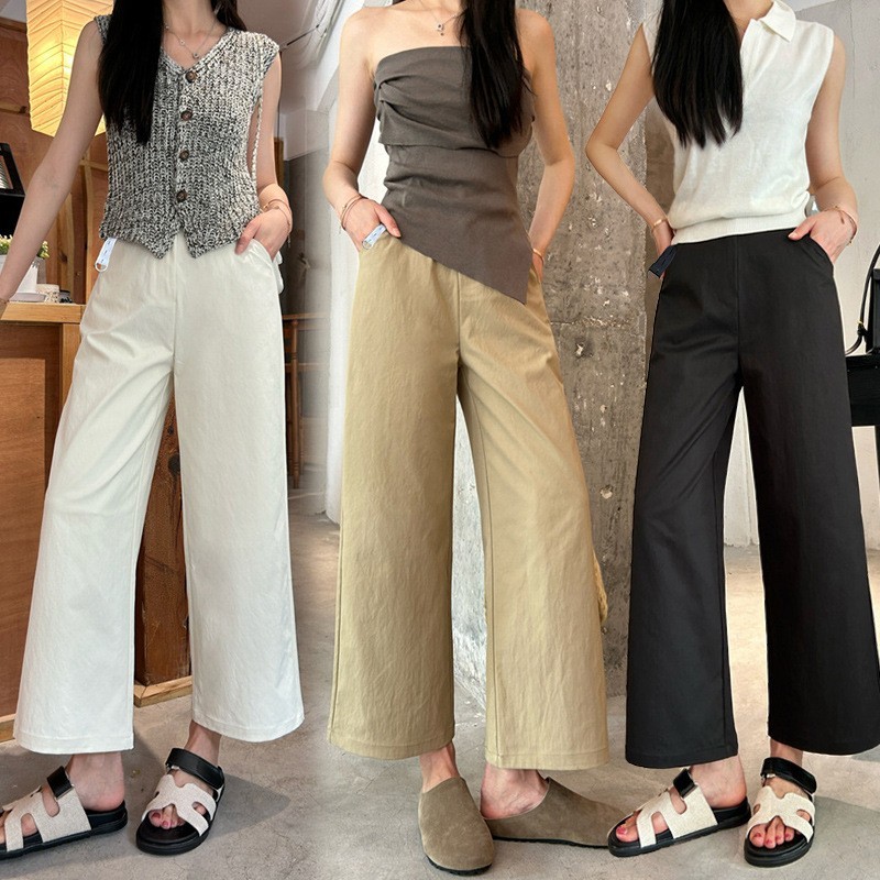 小个子孕妇裤2026春夏新品百搭通勤网红款无托腹显瘦不勒肚工装裤图2