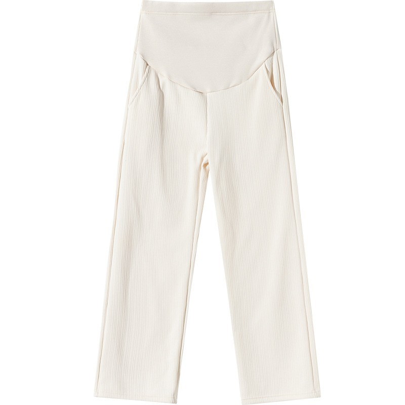 孕妇裤秋冬大码外穿长裤孕妇阔腿裤300斤春秋季加绒加厚打底裤子图5