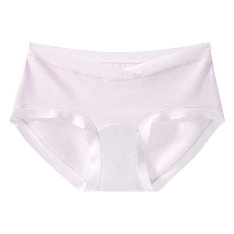 新款无痕舒适柔软贴肤纯色无痕低腰孕妇内裤清新孕妇内裤图3
