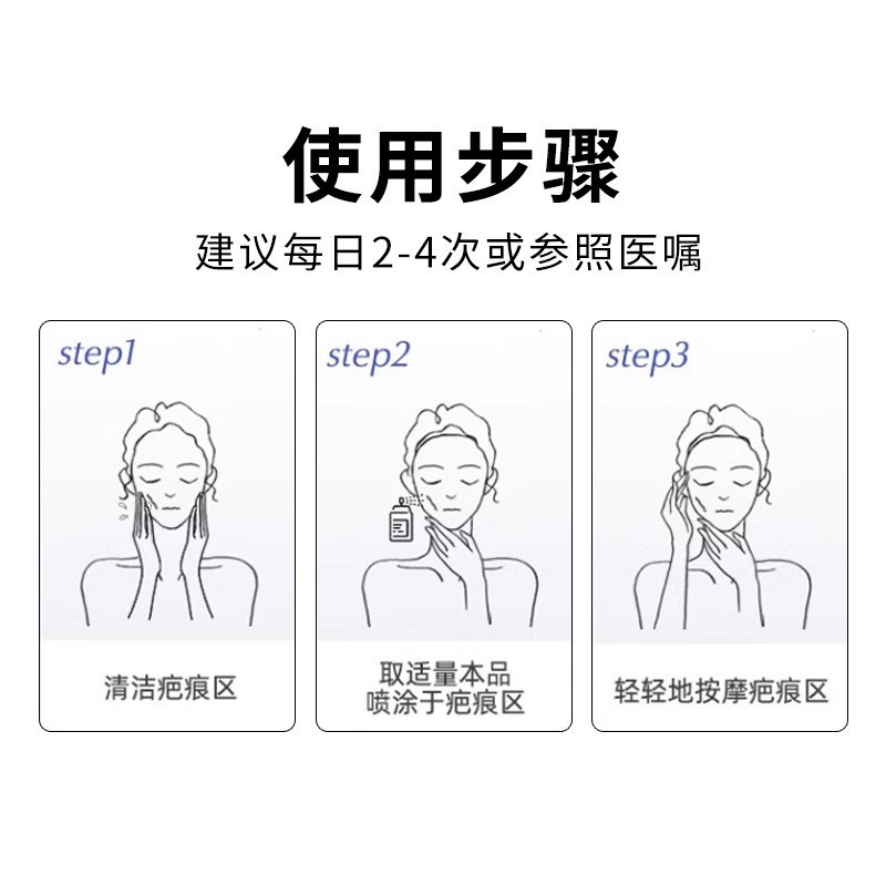 医用疤痕修复液烧烫伤手术产后病理性疤痕修复液体敷料源头工厂图2