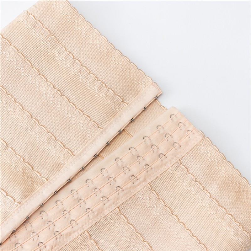 新品亚马逊跨境高腰弹力收腹带 女纯色透气薄款塑形束腰带图3