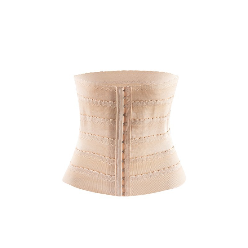 新品亚马逊跨境高腰弹力收腹带 女纯色透气薄款塑形束腰带图5