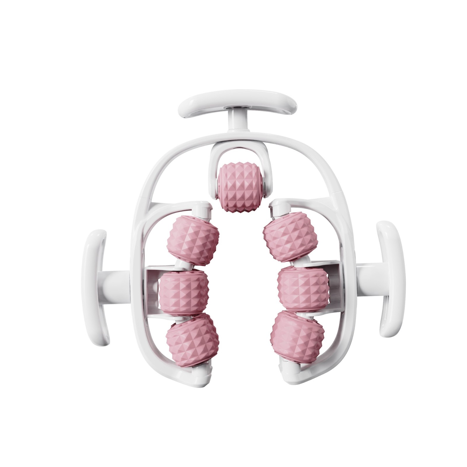 腿部按摩器环形夹腿滚轮14轮小腿肌肉放松美腿器运动按摩神器图5