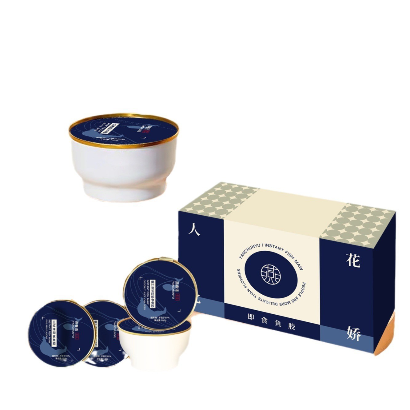 鱼胶花胶即食深海鱼胶干货孕妇黄花鱼胶月子餐图5