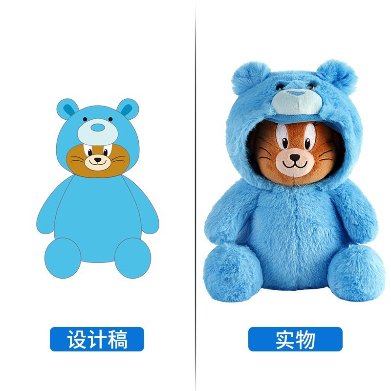 定制毛绒玩具穿衣服变装公仔换装玩偶扮熊吉祥物抱枕定做代工图3