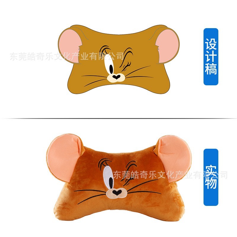 来图来样定制汽车用品汽车颈枕抱枕毛绒玩具立体卡通办公室午休图4