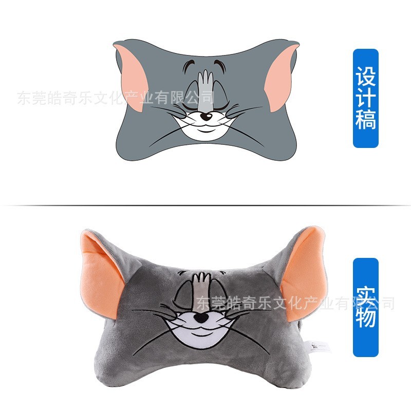 来图来样定制汽车用品汽车颈枕抱枕毛绒玩具立体卡通办公室午休图5