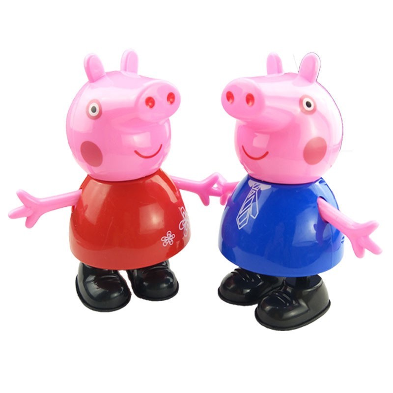 会唱歌跳舞电动玩具儿童 粉红猪女孩过家家玩具猪图3