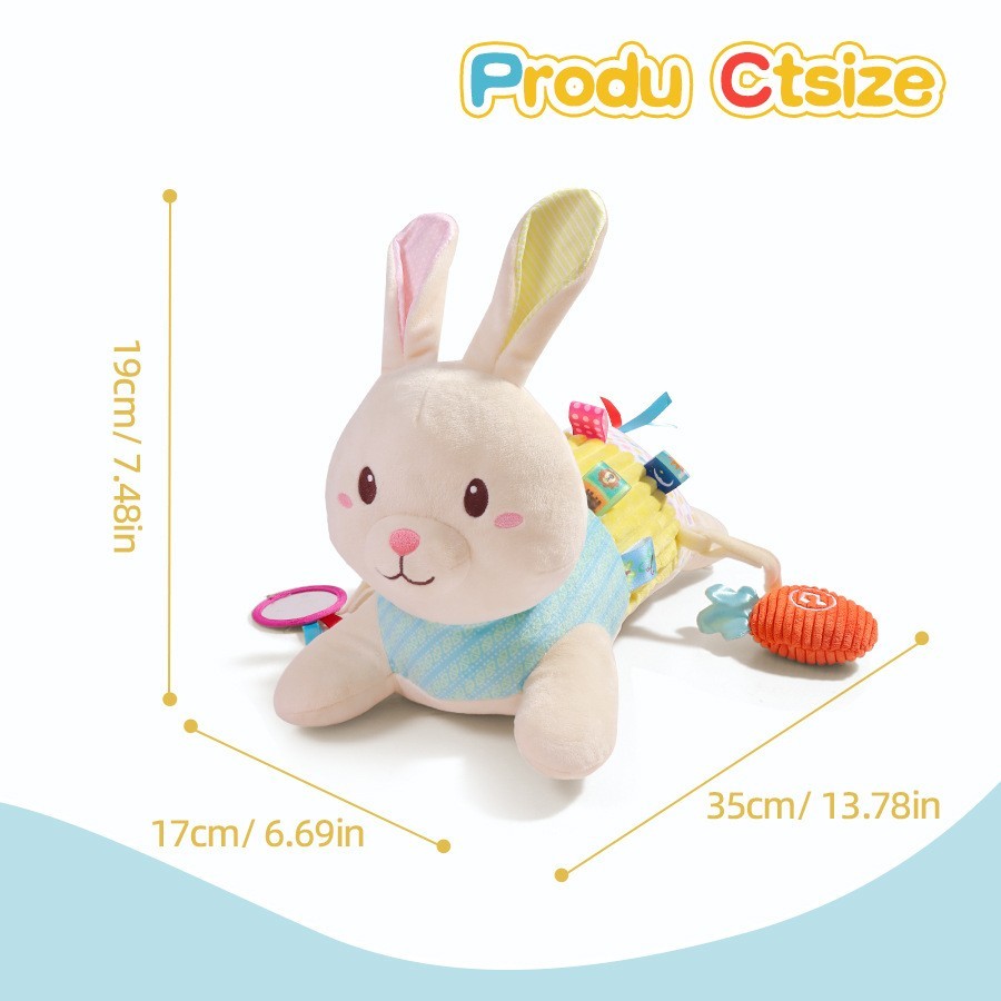 新生儿宝宝兔子音乐安抚抱偶抱枕婴儿玩具0-1岁安抚神器图4