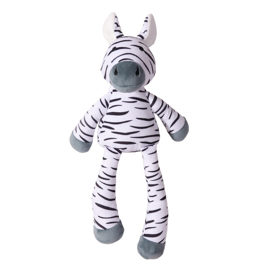 新生儿抱偶安抚黑白条纹毛绒斑马玩偶婴儿玩具益智0-1岁婴童抓握图5