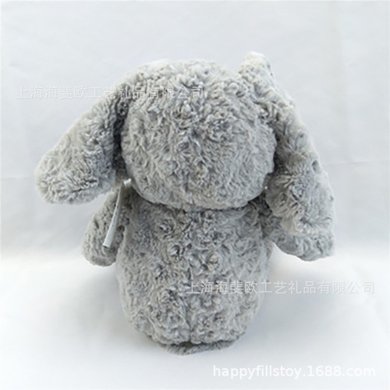 灰色大象毛绒玩具创意可爱歪鼻子玩偶儿童陪睡抱枕婴幼儿安抚娃娃图4