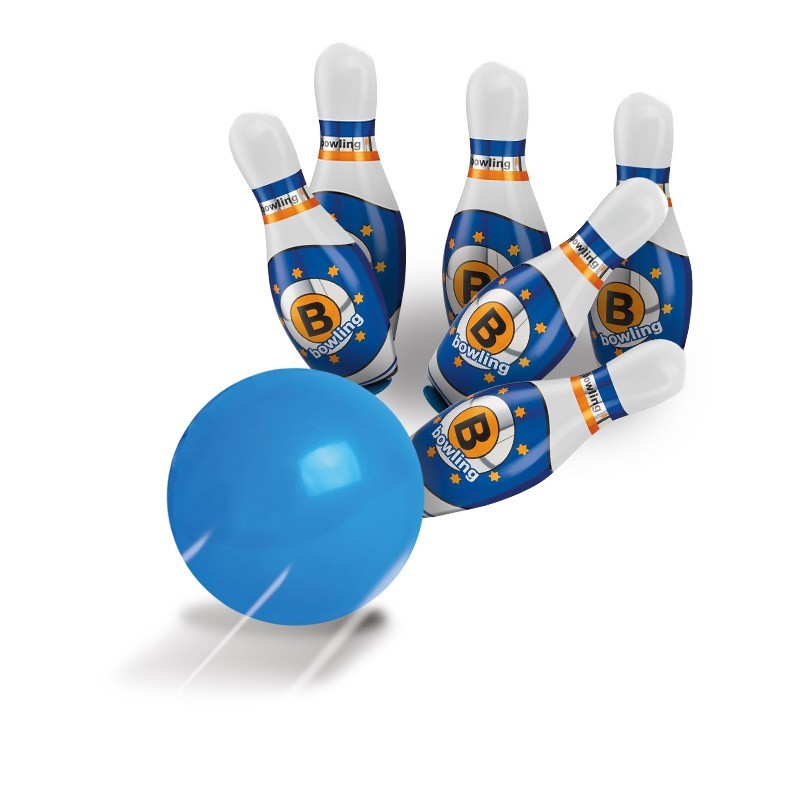 跨境热卖创意充气玩具二合一趣味玩法户外游戏保龄球儿童套圈比赛图5