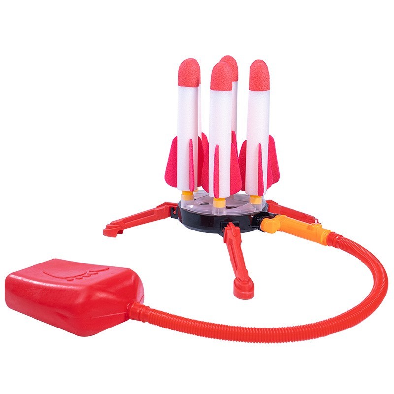 冲天火箭发射灯光版筒脚踩飞天冲天炮小儿童脚踏式户外弹射玩具图5